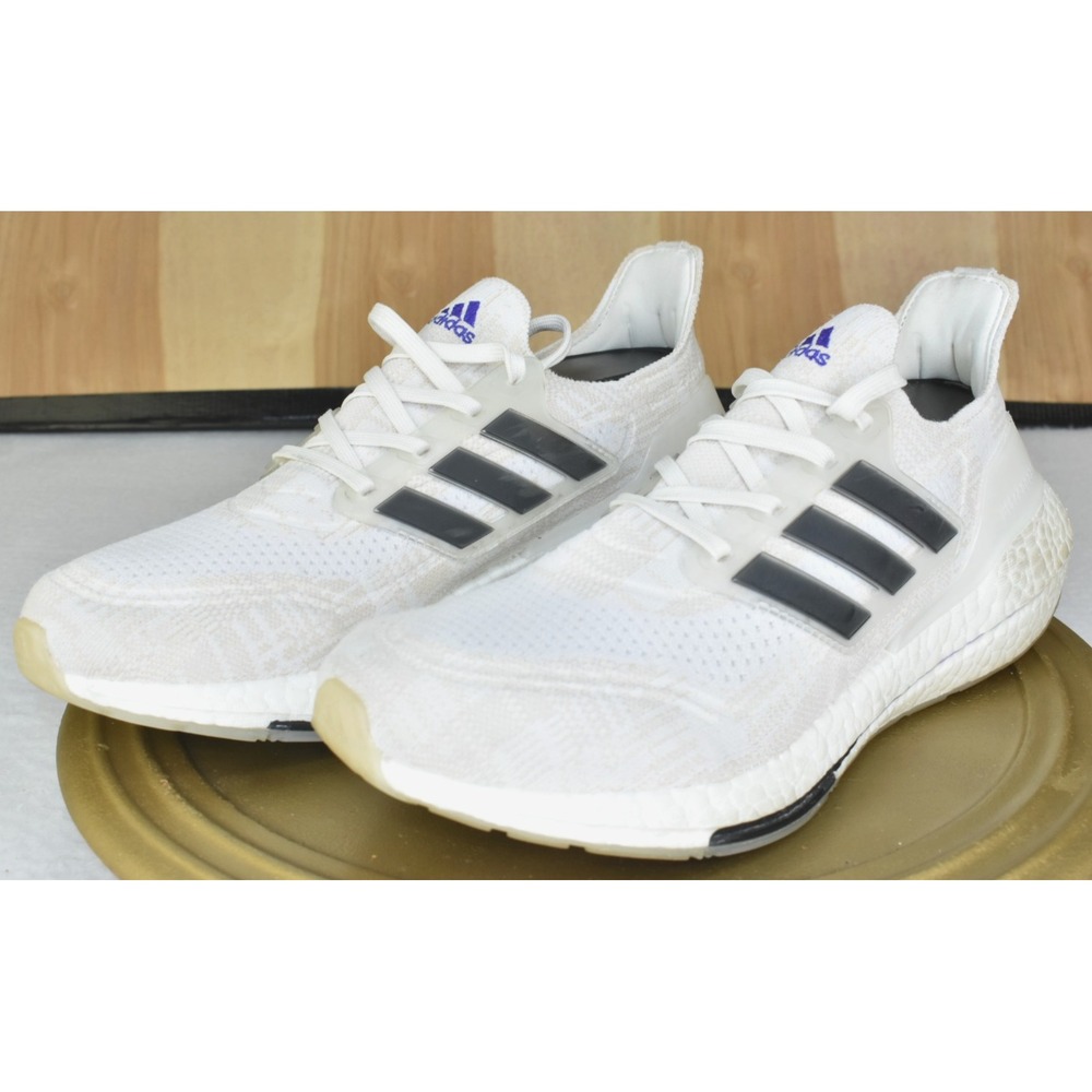 Adidas UltraBoost 21 Women Shoes Size 9 Primeblue Non Dyed Flash White Sneakers